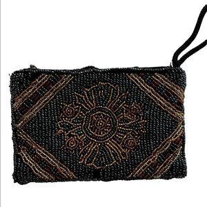 Vintage Beaded Coin Purse 5" x 3.25"